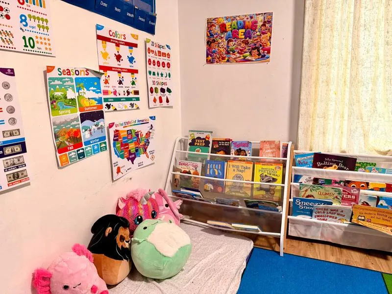 Cozy nap room at Suad Home Daycare Seattle