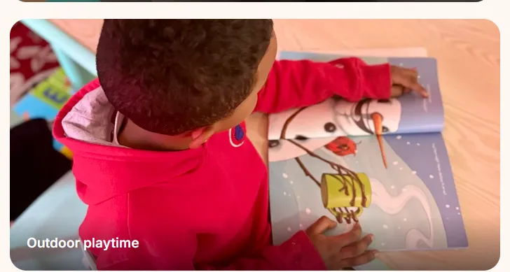 Creative play area at Suad Home Daycare Seattle
